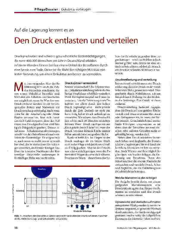 Vorschauseite 1: Den Druck entlasten und verteilen