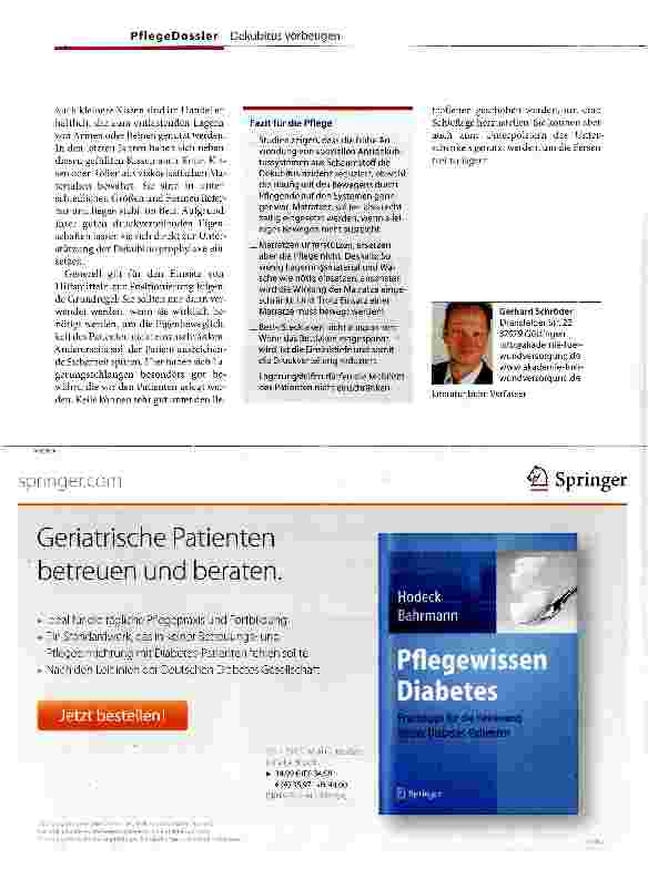 Vorschauseite 3: Den Druck entlasten und verteilen