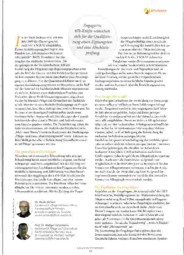 Vorschauseite 2: Gut qualifiziert besser betreut