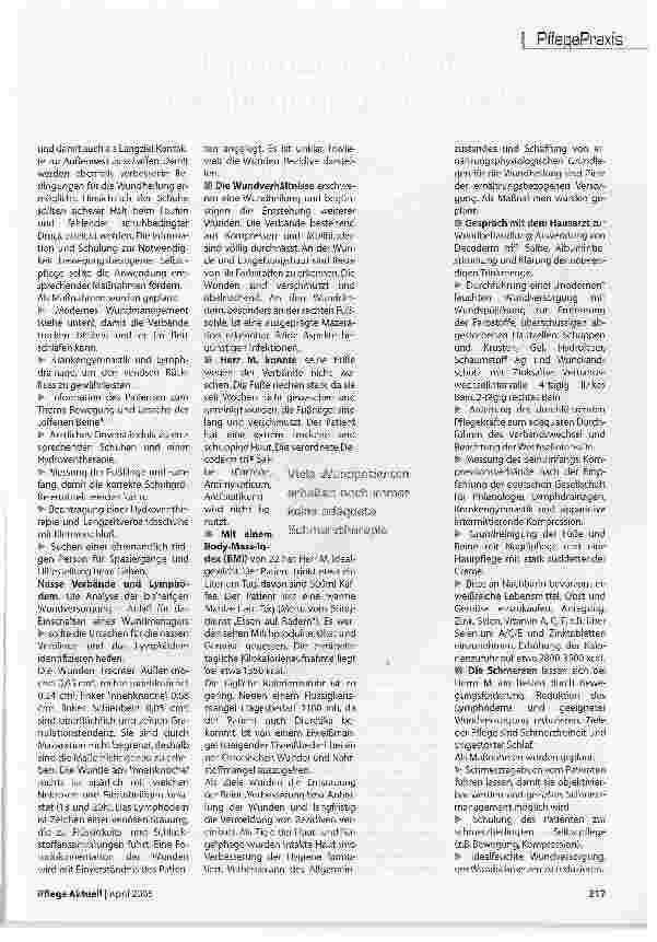 Vorschauseite 3: Wundversorgung ist mehr als Verband anlegen