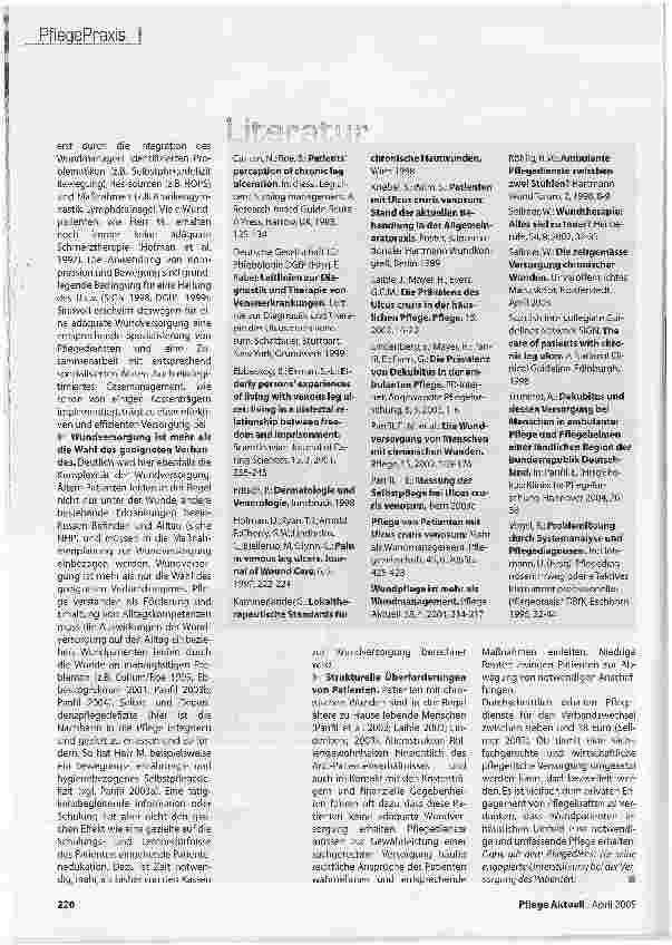 Vorschauseite 6: Wundversorgung ist mehr als Verband anlegen