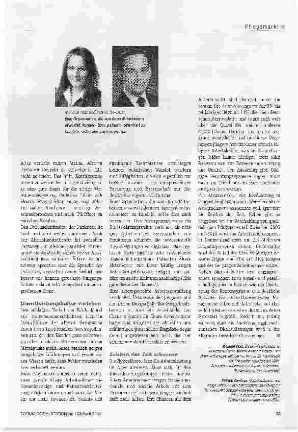 Vorschauseite 2: Fit und fähig - Ältere Pflegekräfte -die besseren Dienstleister