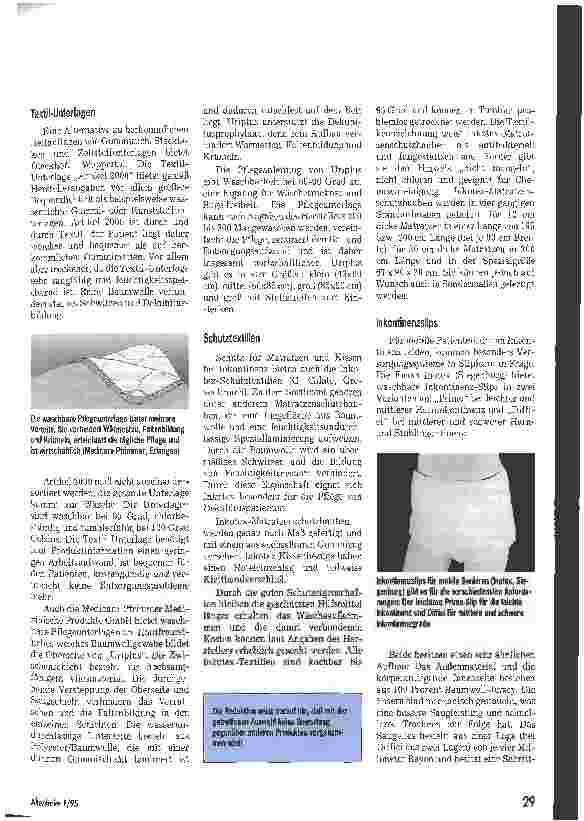 Vorschauseite 2: Einmal ist keinmal Wiederverwertbare Inkontinenzprodukte
