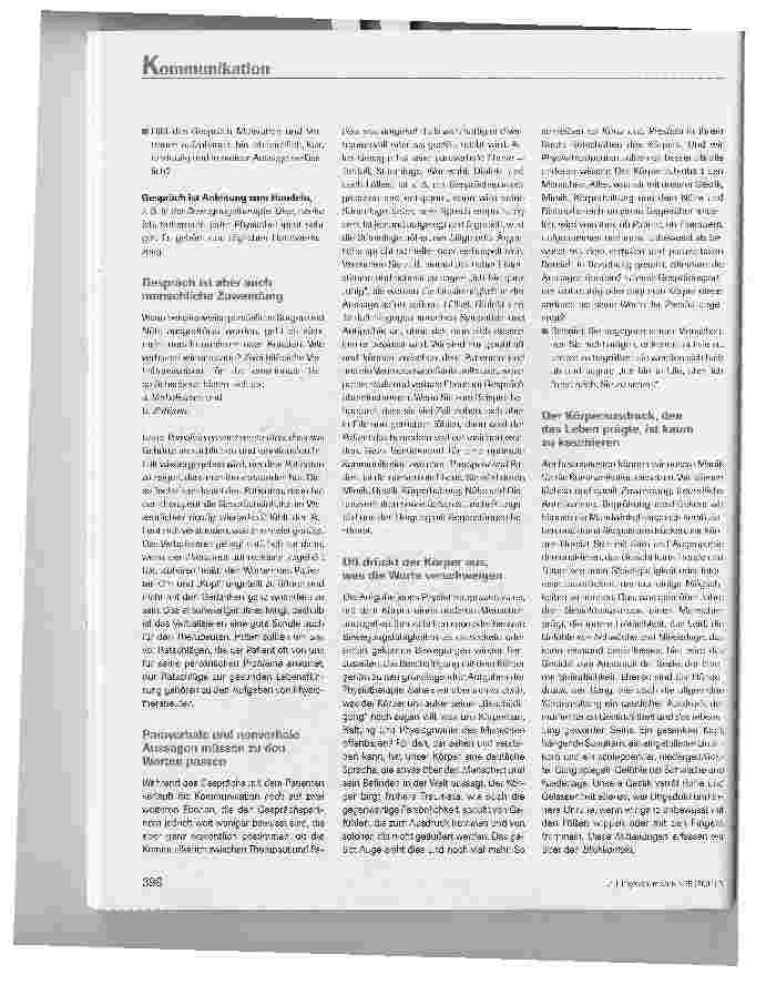 Vorschauseite 4: Die Kommunikation zwischen Therapeut und Patient
