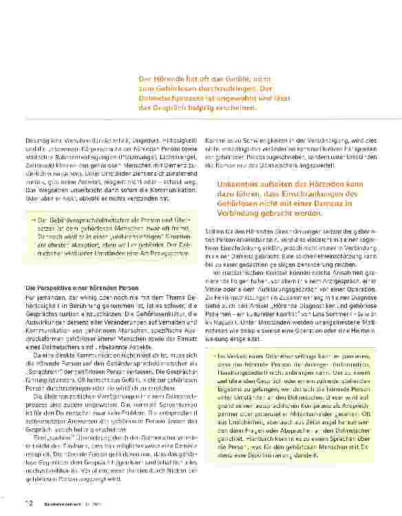 Vorschauseite 2: AUFGEZEIGT: Die diplomatische Mission des Gebärdensprachdolmetschers