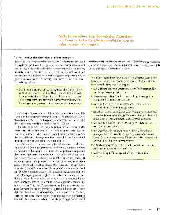Vorschauseite 3: AUFGEZEIGT: Die diplomatische Mission des Gebärdensprachdolmetschers