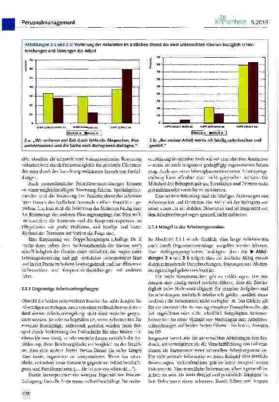 Vorschauseite 3: Ärztliche Arbeitsplätze im Krankenhaus - Organisations-, Personalund Weiterbildungsprobleme