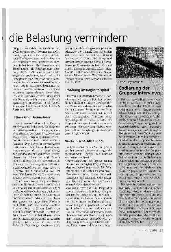Vorschauseite 2: Mit geeigneten Interventionen die Belastung vermindern