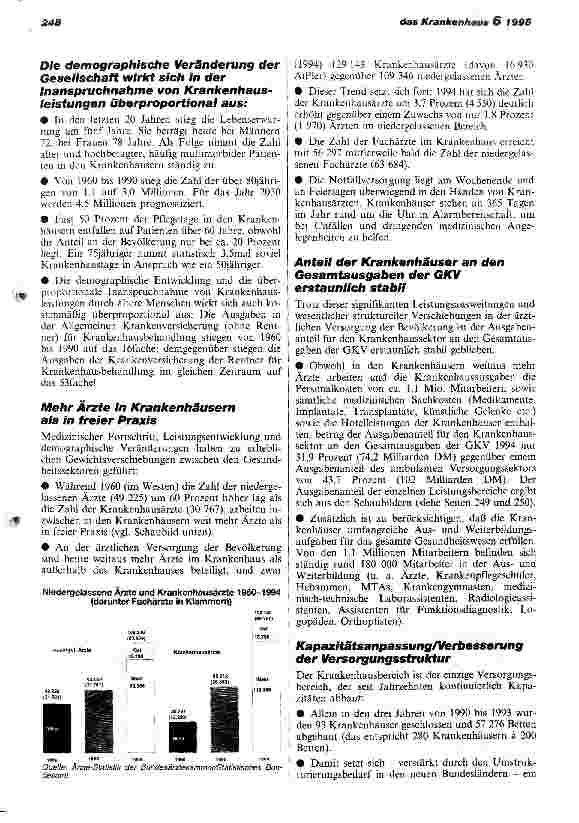 Vorschauseite 2: Krankenhausleistungen signifikant gestiegen/Ausgabenanteil stabil Mehr Ärzte in Krankenhäusern als in freier Praxis Kernforderungen der DKG zur dritten Reformstufe