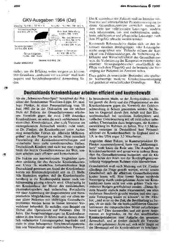 Vorschauseite 4: Krankenhausleistungen signifikant gestiegen/Ausgabenanteil stabil Mehr Ärzte in Krankenhäusern als in freier Praxis Kernforderungen der DKG zur dritten Reformstufe