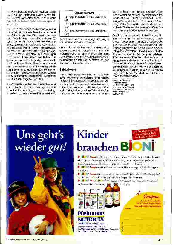 Vorschauseite 3: Ambulante Therapie in der pädiatrischen Onkologie