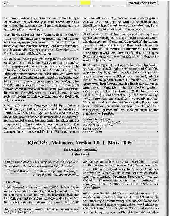 Vorschauseite 3: Sinn oder Unsinn einer Ausgliederung von Aufgaben der Rechtsabteilung des Bf ArM auf Rechtsanwaltskanzleien? Dient das outsourcen demStandort Deutschland?
