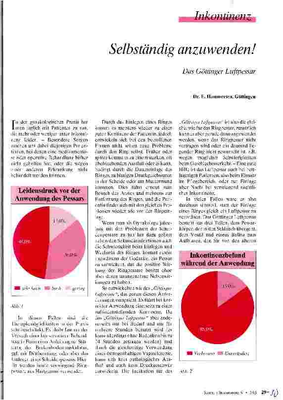 Vorschauseite 1: Selbständig anzuwenden! Das Göttinger Luftpessar