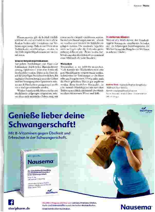 Vorschauseite 4: Hygiene rund um die Geburt