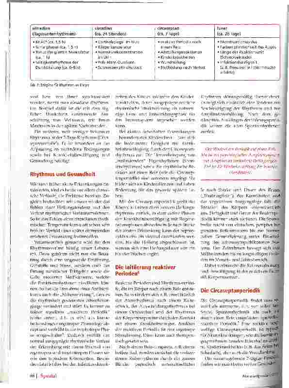 Vorschauseite 2: Cicraseptane Rhythmen