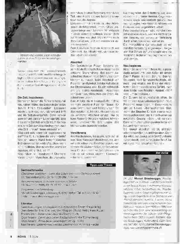 Vorschauseite 3: Loslassen, Abschied nehmen und neu beginnen