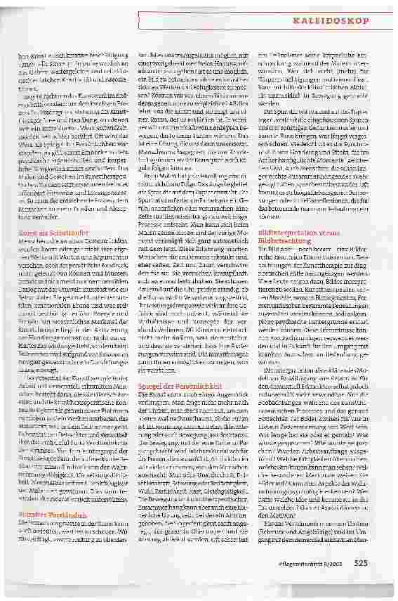 Vorschauseite 2: Neue Spuren zu sich selbst und zum anderen entdecken