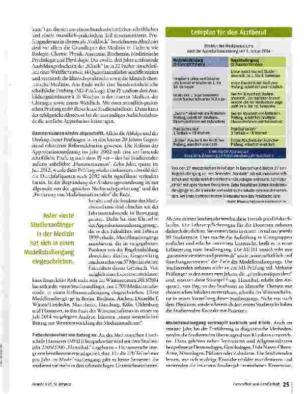 Vorschauseite 4: Zwischen Hörsaal und Krankenbett