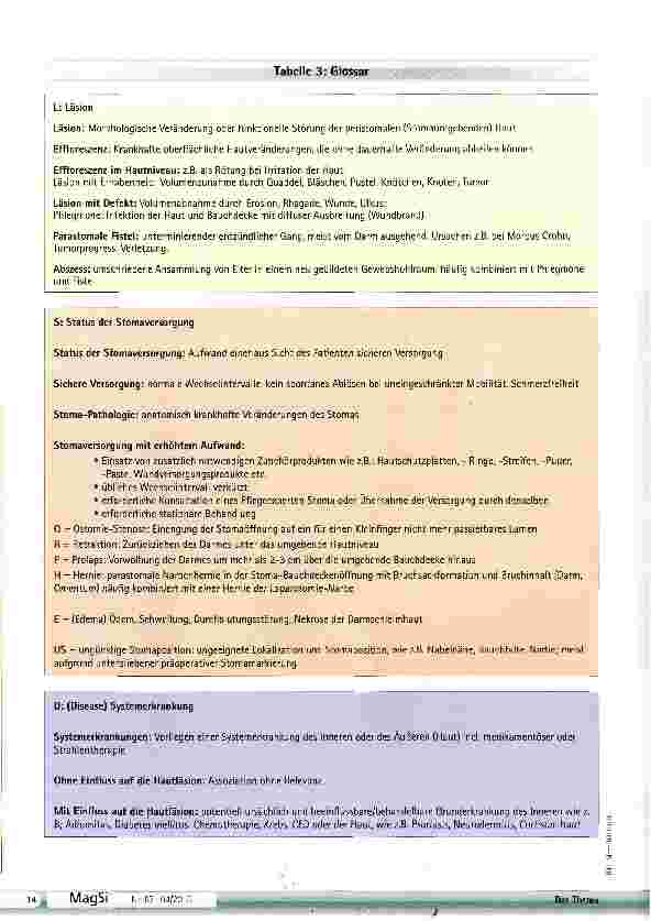 Vorschauseite 4: Die Bewertung peristomaler Hautläsionen bei Stomaträgern mit dem LSD-Score