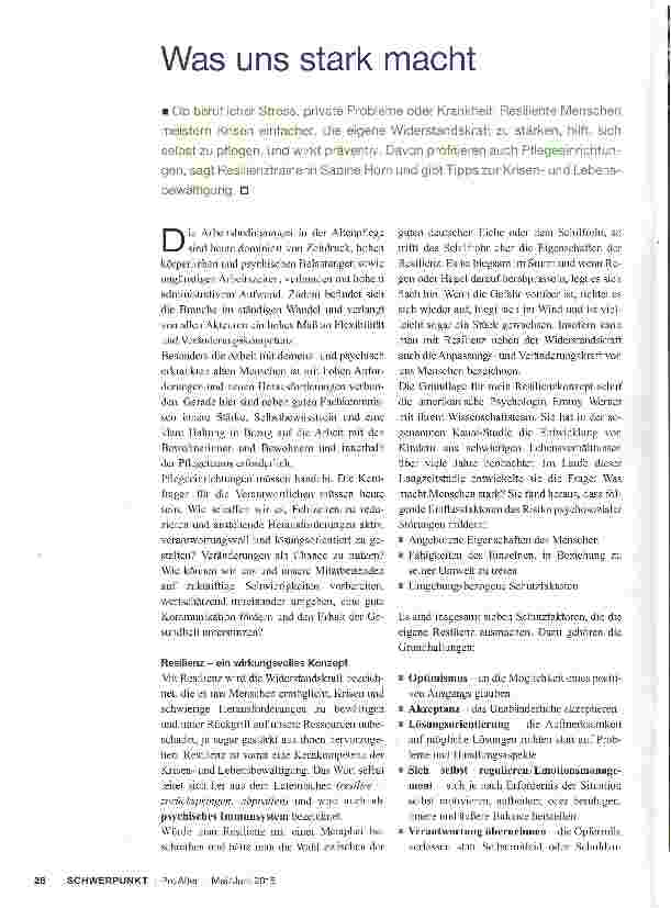 Vorschauseite 1: Was uns stark macht
