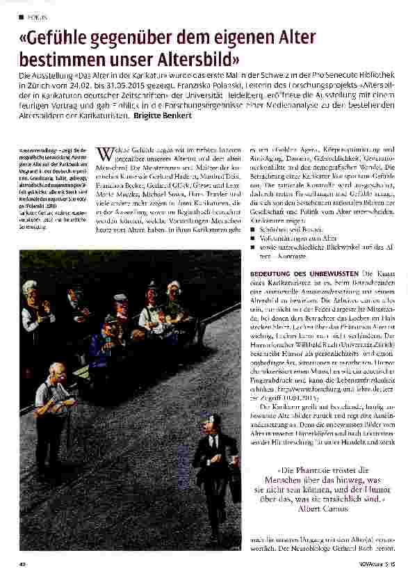 Vorschauseite 1: Gefühle gegenüber dem eigenen Alter bestimmen unser Altersbild