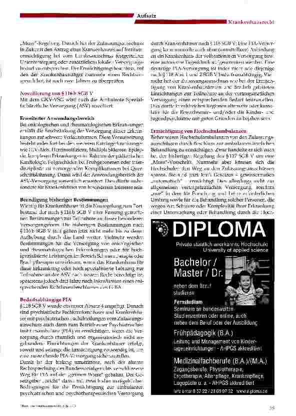 Vorschauseite 3: GKV-Versorgungsstörkungsgesetz: Wichtige Neuregelungen