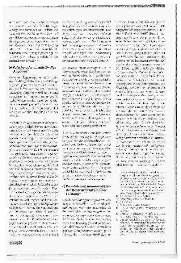Vorschauseite 2: Der neue Kostenersatzanspruch gegen den Vertreter des Sozialhilfeempfängers