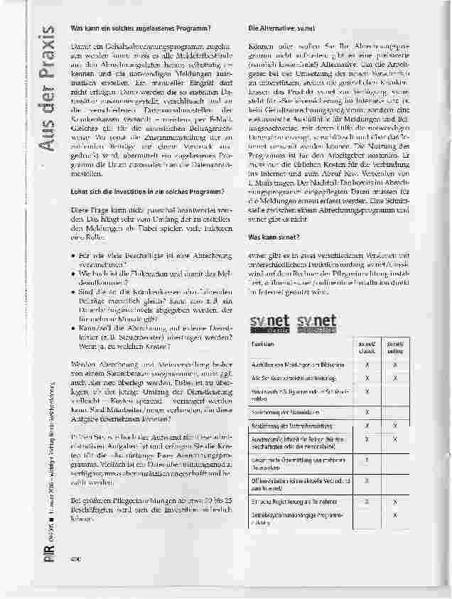 Vorschauseite 2: 1.Januar 2006-wichtiger Stichtag für die Sozialversicherung