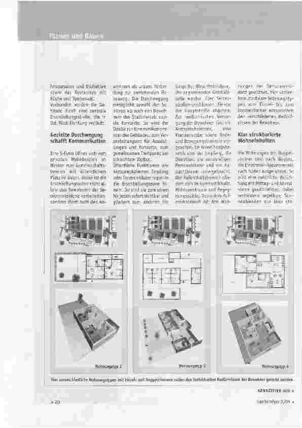 Vorschauseite 3: Neue Konzepte für das Wohnen im Alter