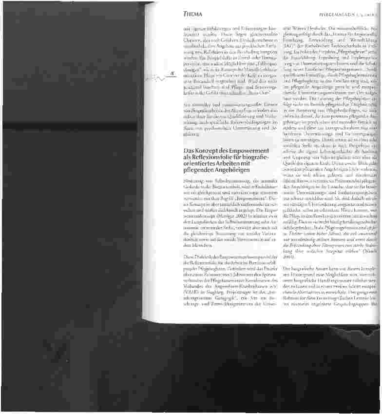 Vorschauseite 5: Biografisches Arbeiten und LernenLEBENSGESCHICHTLICHE PRÄGUNGEN ALS RESSOURCEN