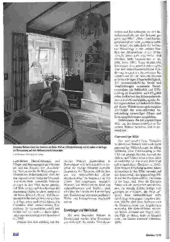 Vorschauseite 3: Keine Alternative zum Altenpflegeheim Betreutes Wohnen kritisch betrachtet