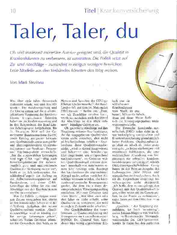 Vorschauseite 1: Taler, Taler, du sollst wandern