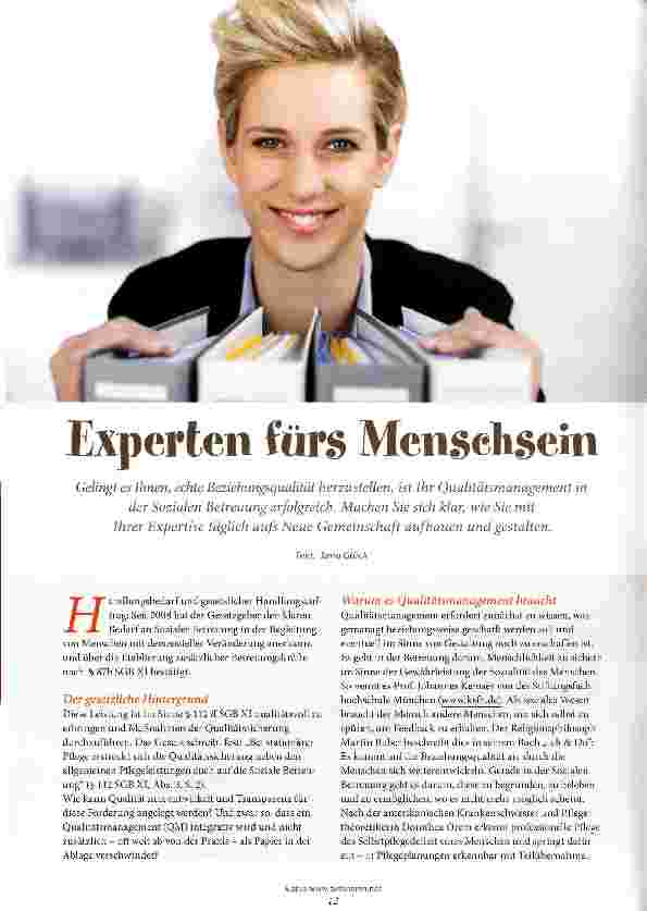 Vorschauseite 1: Experten ftirs Menschsein