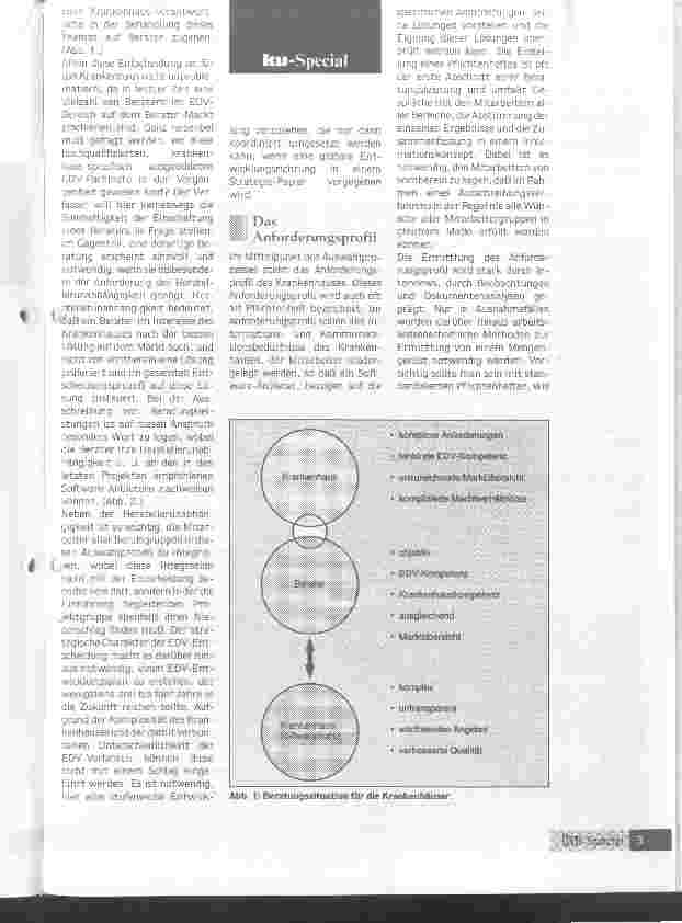 Vorschauseite 2: Der Weg zum richtigen Krankenhaus- EDV-System Aufbau und Umfang des Pflichtenheftes