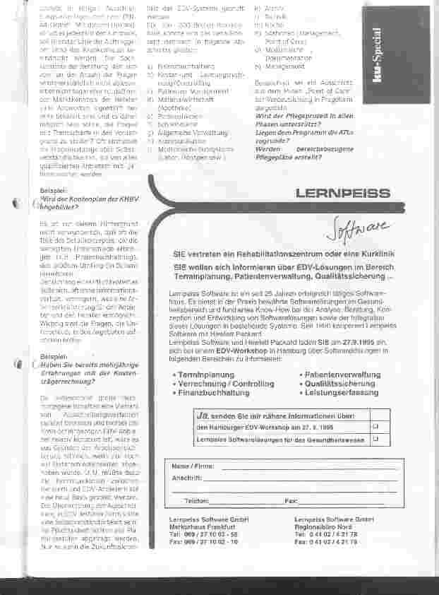 Vorschauseite 4: Der Weg zum richtigen Krankenhaus- EDV-System Aufbau und Umfang des Pflichtenheftes