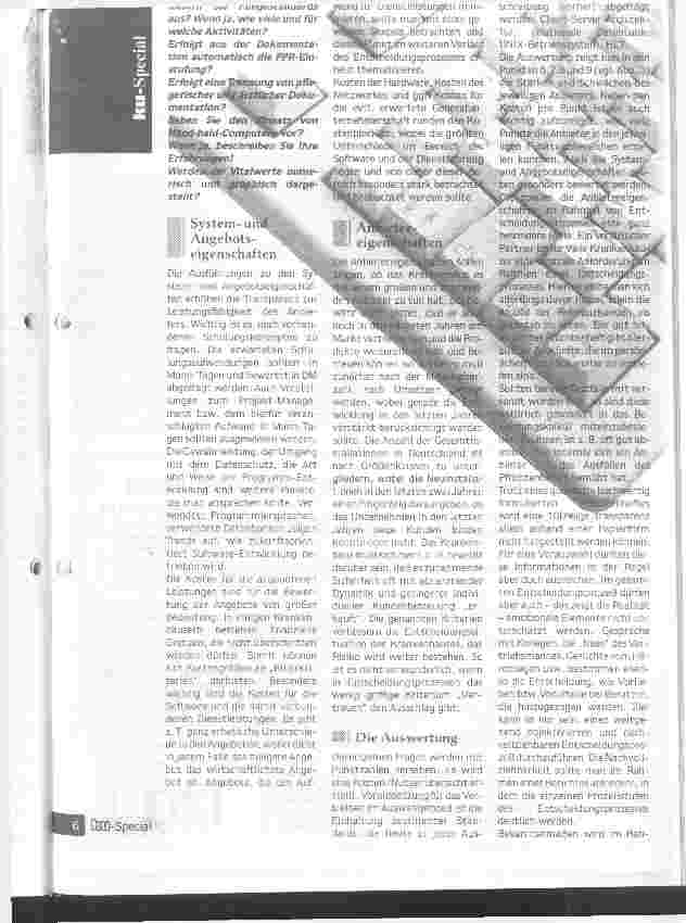 Vorschauseite 5: Der Weg zum richtigen Krankenhaus- EDV-System Aufbau und Umfang des Pflichtenheftes