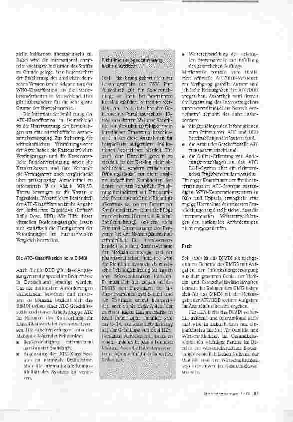 Vorschauseite 3: Das DIMDI - Erweiterung der gesetzlichen Aufgaben durch GMG