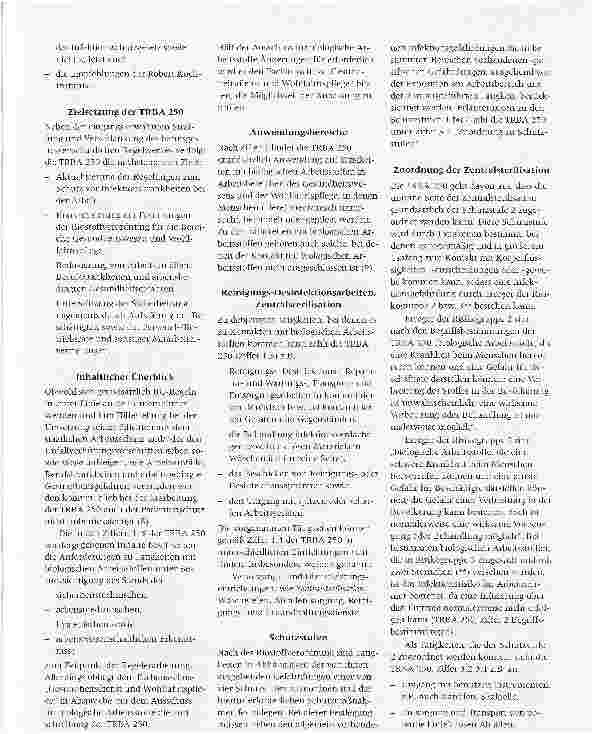 Vorschauseite 3: Die neue Technische Regel Biologische Arbeitsstoffe im Gesundheitswesen und in der Wohlfahrtspflege (TRBA 250) - Bedeutung für die Zentralsterilisation