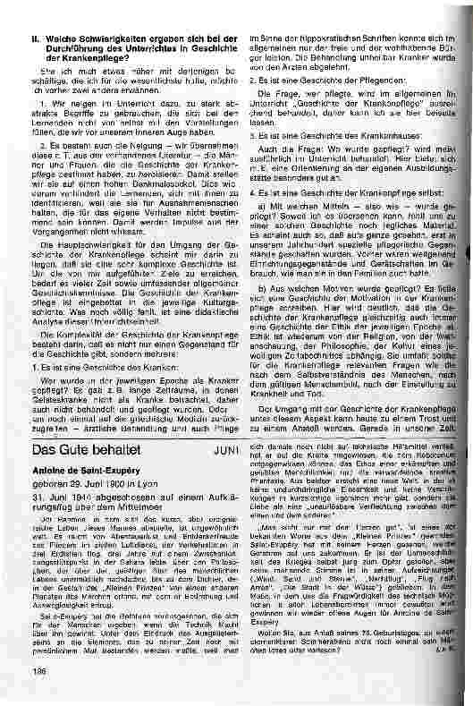 Vorschauseite 3: Geschichte der Krankenpflege als Unterrichtsfach in der Krankenpflegeausbildung