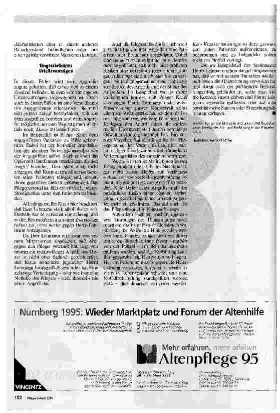 Vorschauseite 2: Gewalt oder Notwehr? Eine tätliche Auseinandersetzung