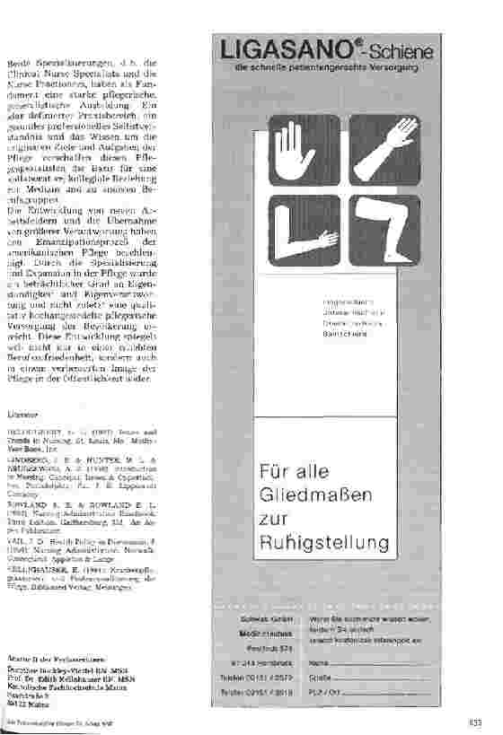 Vorschauseite 4: Pflege und Medizin - Emanzipation und Kooperation Eine ergänzende Stellungnahme