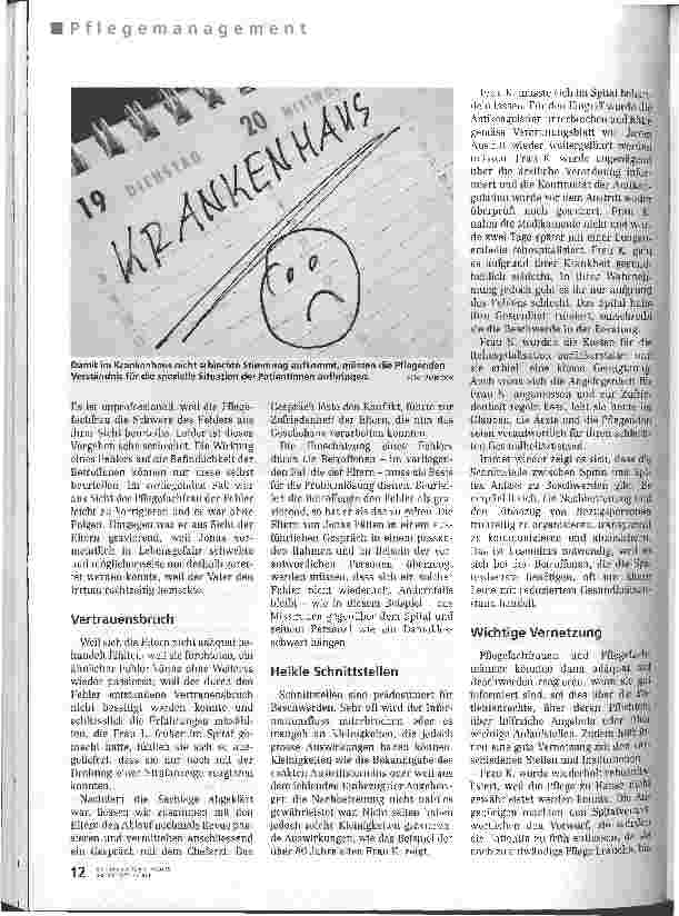 Vorschauseite 3: Beschwerden sind so ernst, wie sie empfunden werden