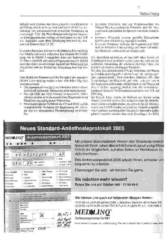 Vorschauseite 6: Zu relevanten ZNS Untersuchungsund Überwachungsverfahren auf der Intensivstation und der Effektivität bei der Vermittlung von entsprechenden Kenntnissen in einem Basiskurs