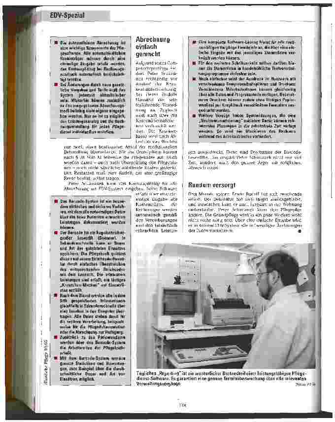 Vorschauseite 4: Im Dienste des Anwenders Anforderungen an die EDV für ambulante Dienste am praktischen Beispiel