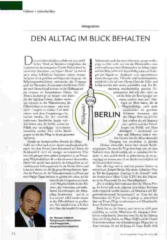 Vorschauseite 1: DEN ALLTAG IM BLICK BEHALTEN