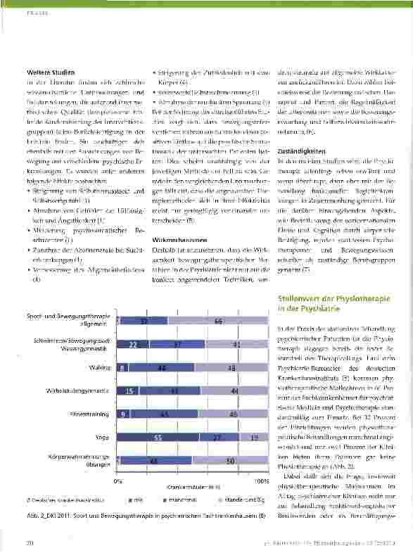 Vorschauseite 3: Physiotherapie in der Psychiatrie