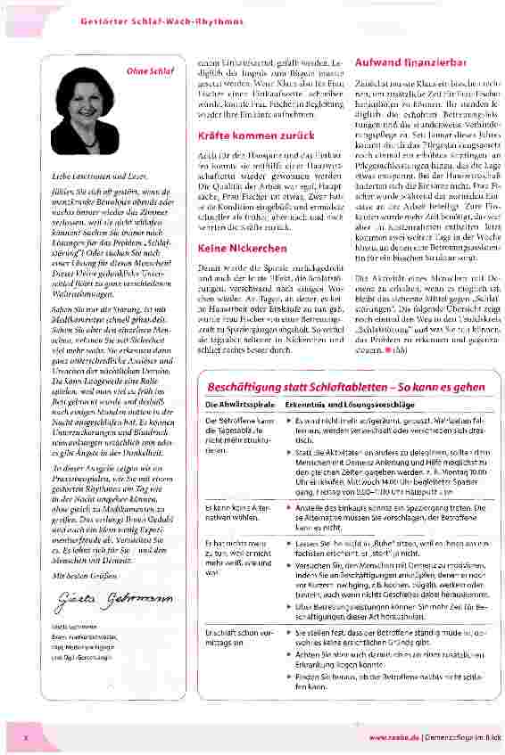 Vorschauseite 2: Schlaflos durch Unterforderung