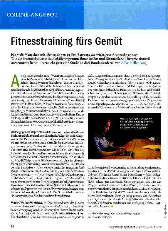 Vorschauseite 1: Fitnesstraining fürs Gemüt