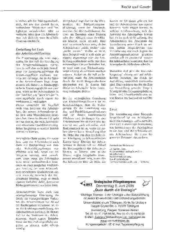 Vorschauseite 3: Mitarbeiter-Fortbildung als ZukunftsinvestitionRückzahlungsvereinbarungen zwischen Arbeitgeber und Angestellten