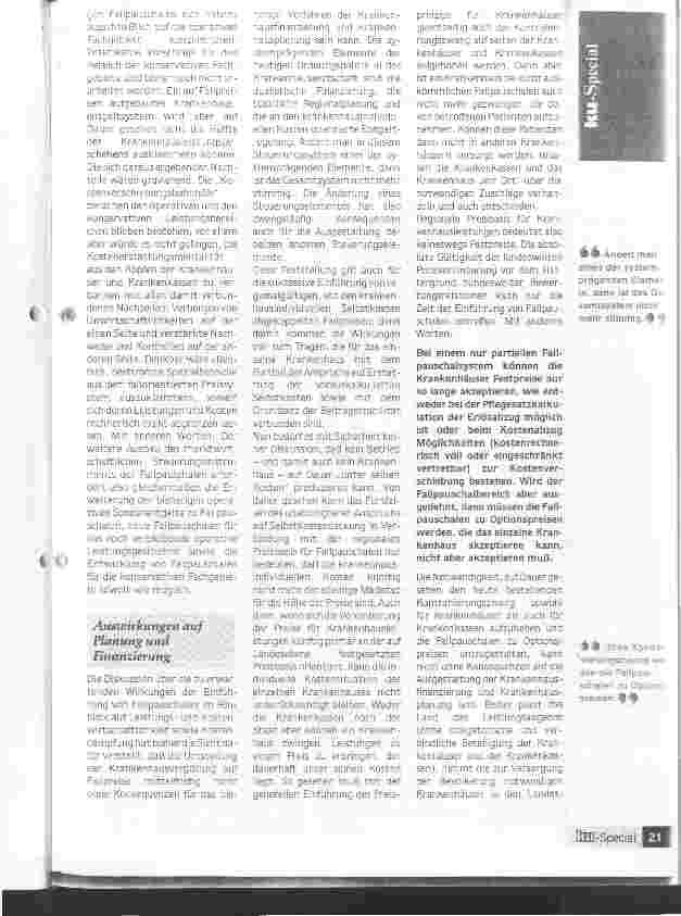 Vorschauseite 3: Fallpauschalen: Kehrtwende in der Ordnungspolitik für das Krankenhaus Preise und finanzielle Anreize zur Steuerung des Leistungsangebotes